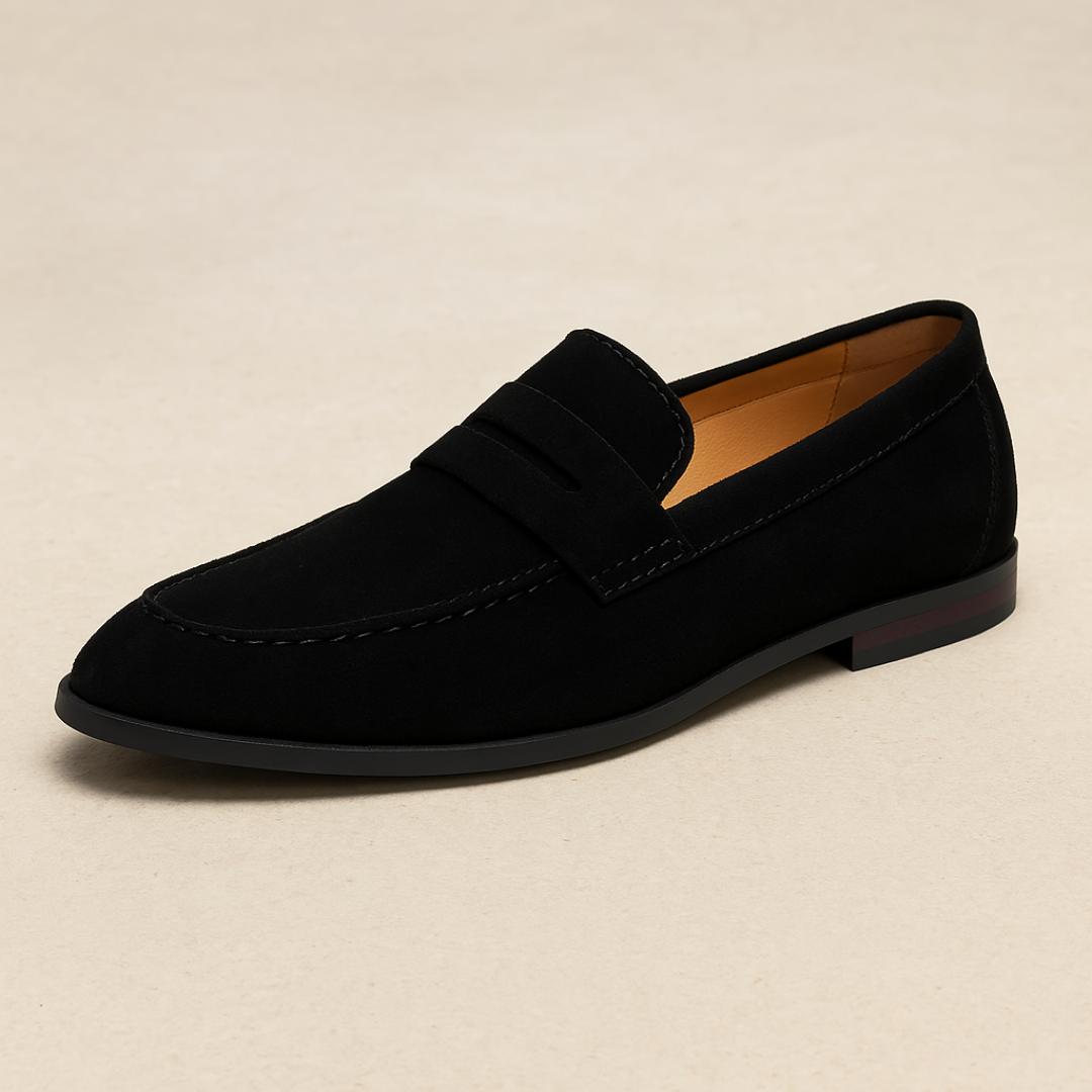 Elegante Mænds Loafers i Ruskind