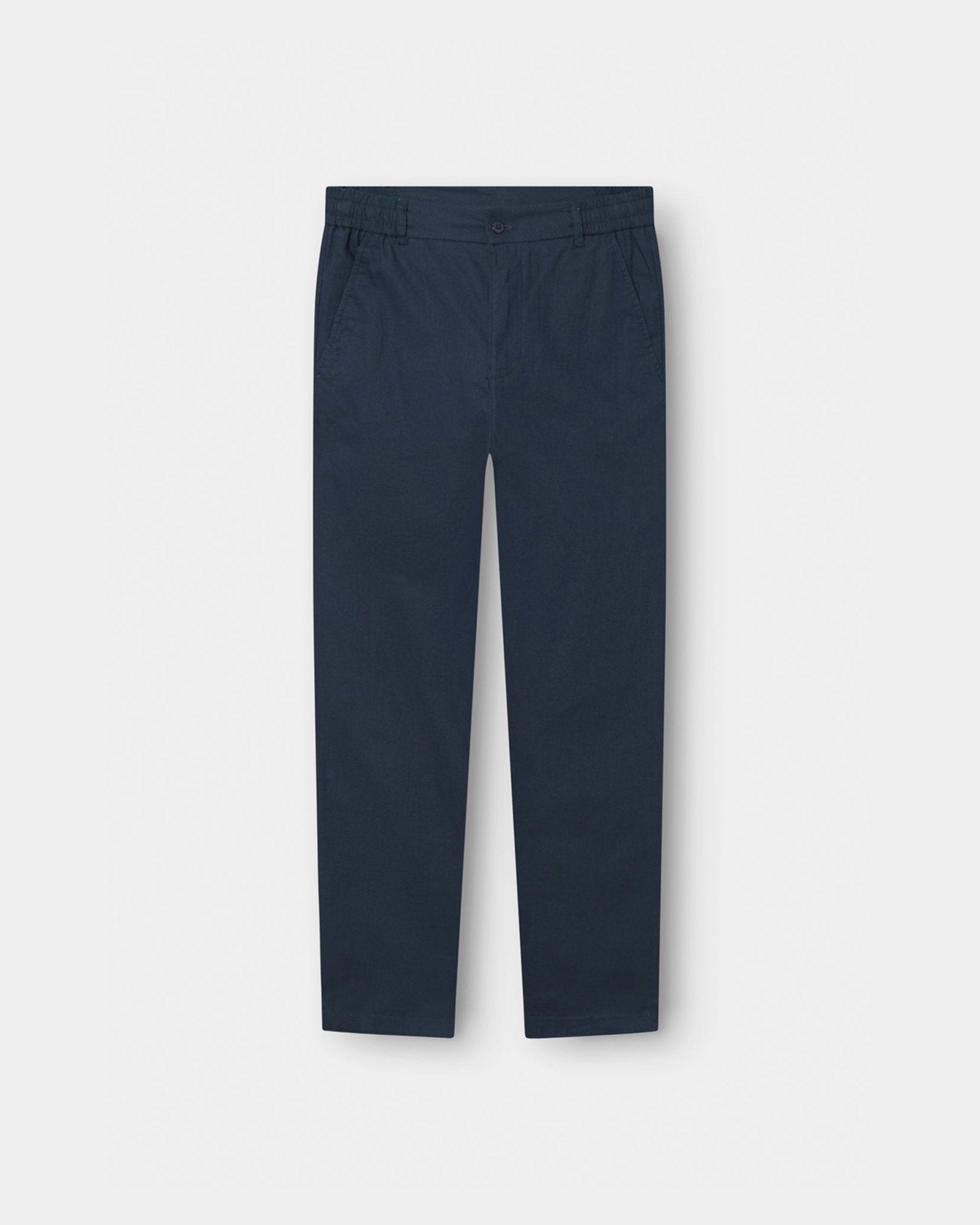 Johan Elegant Marineblå Sommerbukser