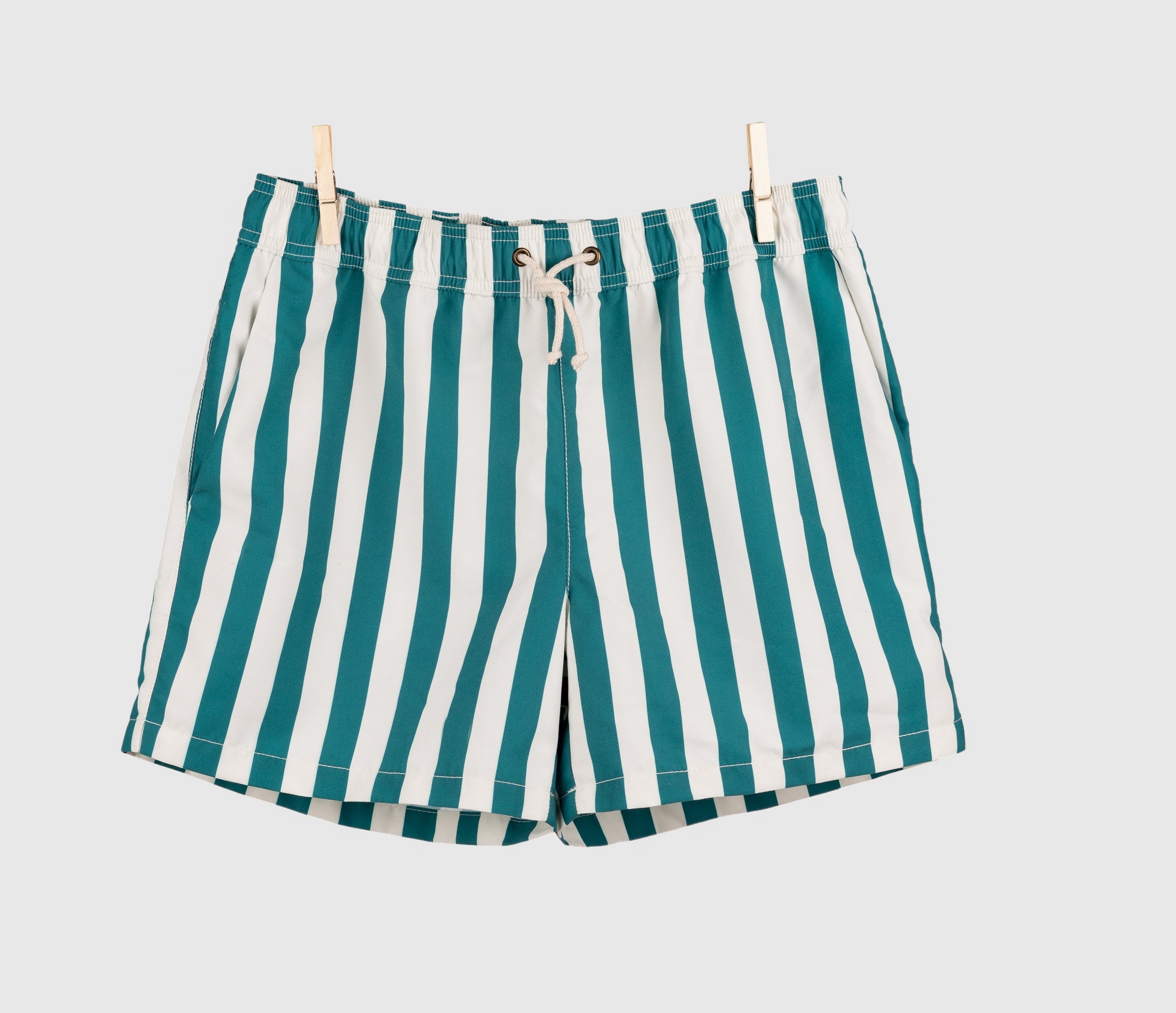 Stregede Zwembroek Til Strand