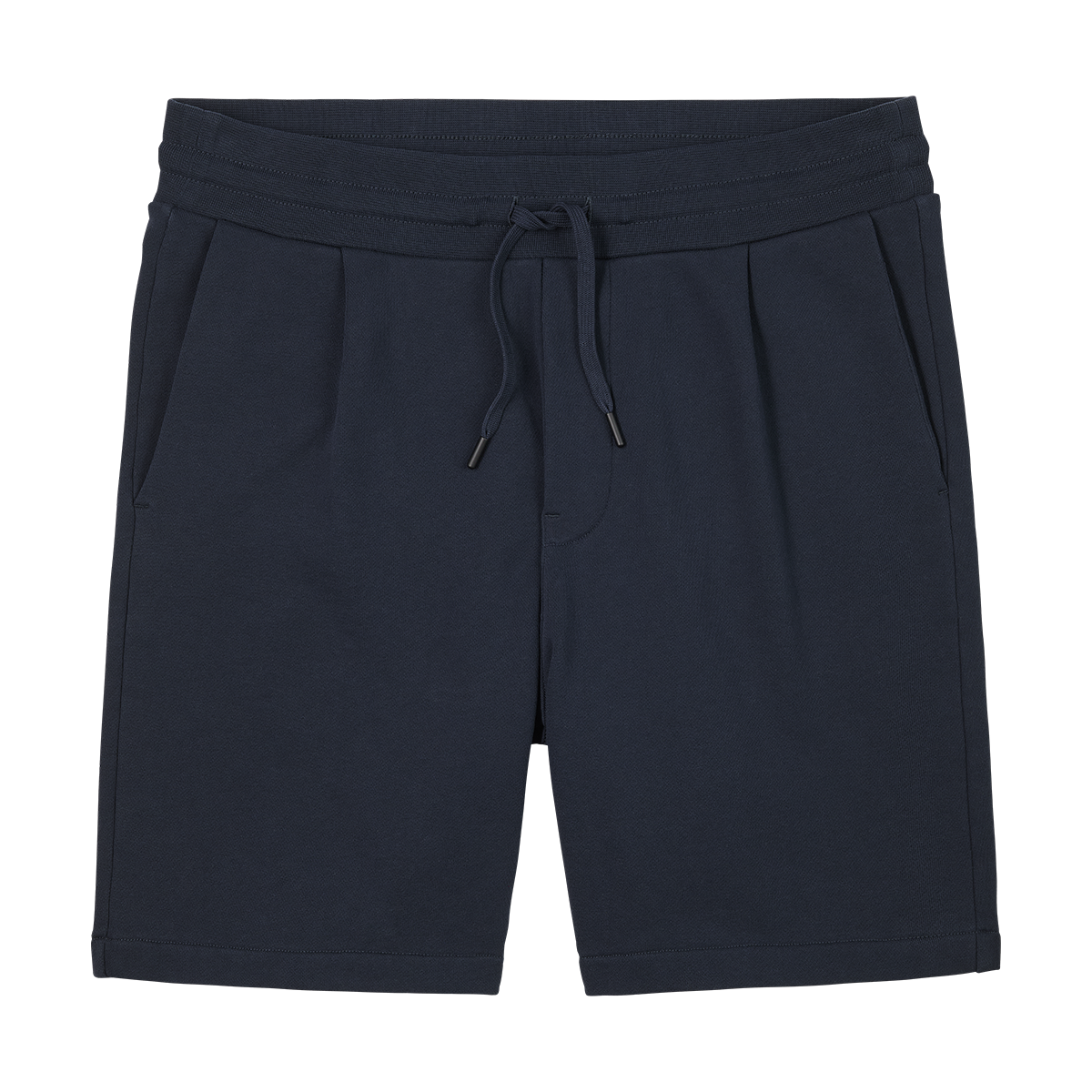 Variant image for Marineblå Sommer Shorts Med Plisseret Talje-1