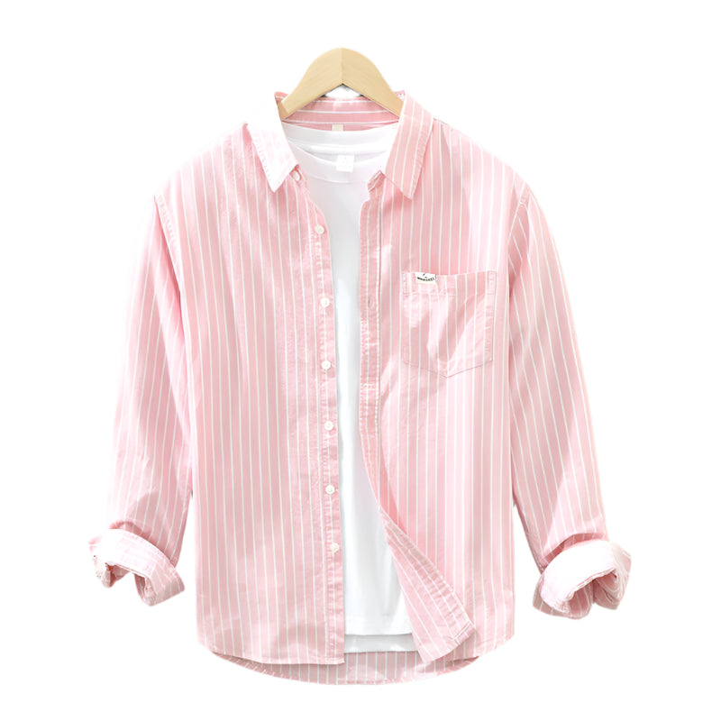 Variant image for Lette Linnen Skjorte Med Striber - Perfekt Til Sommerdage-21