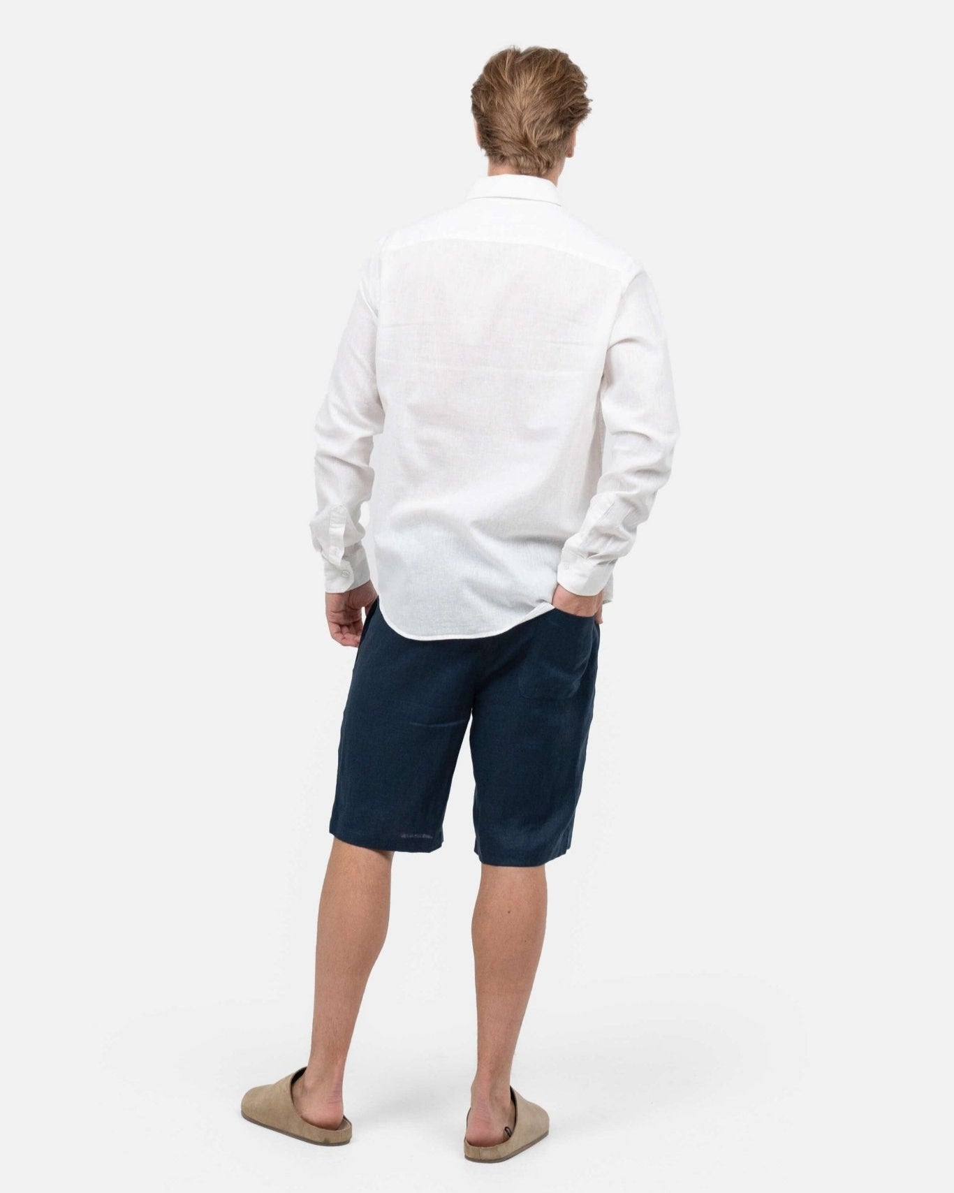 Nikolaj Komfortable Hør Shorts